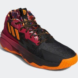 Adidas Dame 8 Lillard CNY Basketball Shoe Black Maroon GW1816 Men’s Size 8 NEW